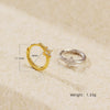 Wholesale Minimalist Fourleaf Clover Earring For Women S925 Silver With Electroplating
