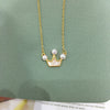 Wholesale Minimalist Freshwater Pearl Pendant Jewelry With Copper Accessories Flat Round And Bun Round Pearls