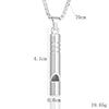 Wholesale Minimalist Geometric Alloy Pendant Necklace With Titanium Steel Keel Chain Electroplated For Men And Women Students Hiphop Couple Sweater Chain Accessories