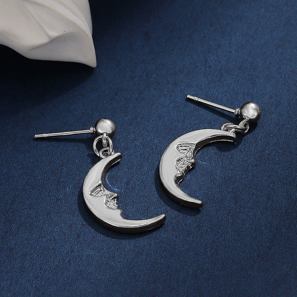 Wholesale Minimalist Geometric Copper Pendant Earrings For Women With Electroplating