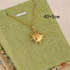 Wholesale Minimalist Geometric 18K Gold Electroplated Stainless Steel Cross Chain Pendant Necklace For Women