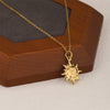Wholesale Minimalist Geometric 18K Gold Electroplated Stainless Steel Cross Chain Pendant Necklace For Women