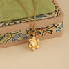 Wholesale Minimalist Geometric 18K Gold Plated Stainless Steel Irregular Flower Cross Chain Pendant Necklace For Women