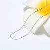 Wholesale Minimalist Geometric S925 Sterling Silver Bamboo Chain Necklace For Men And Women With Electroplating