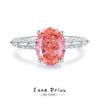 Wholesale Minimalist Geometric S925 Sterling Silver Ring For Women With Simulation Gemstone And High Carbon Diamond