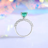 Wholesale Minimalist Geometric S925 Sterling Silver Ring For Women With Simulation Gemstone And High Carbon Diamond