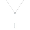 Wholesale Minimalist Geometric 925 Silver Electroplated Cross Chain Necklace For Women