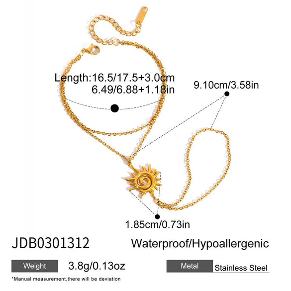 Wholesale Minimalist Geometric Stainless Steel Electroplated Bracelet For Women