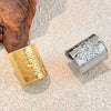 Wholesale Minimalist Geometric Stainless Steel Electroplated Open Ring For Unisex