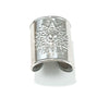 Wholesale Minimalist Geometric Stainless Steel Electroplated Open Ring For Unisex