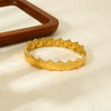 Wholesale Minimalist Geometric Stainless Steel Goldplated Bracelet For Women