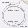 Wholesale Minimalist Geometric Stainless Steel 18K Gold Plated Electroplated Women's Clavicle Necklace