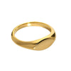 Wholesale Minimalist Geometric Stainless Steel 18K Goldplated Ring For Women