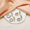 Wholesale Minimalist Geometric Star Copper Goldplated Women's Earrings