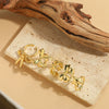 Wholesale Minimalist Geometric Tie Pattern Copper Ring For Women