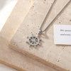 Wholesale Minimalist Geometric Titanium Steel Necklace With Box Chain And Pendant Electroplated Design For Women
