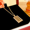 Wholesale Minimalist Geometric Titanium Steel Oshaped Chain Necklace With Diamond Design For Women