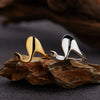 Wholesale Minimalist Geometric Wave Pattern S925 Sterling Silver Ring Set With Gems For Women