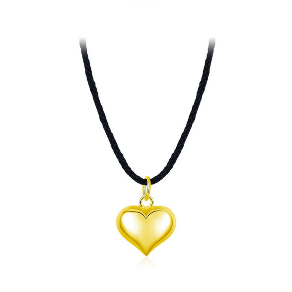 Wholesale Minimalist Heart Shape 925 Sterling Silver Pendant Clavicle Chain For Women With Diamond Design