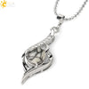 Wholesale Minimalist Heart Shaped Natural Crystal Stone And Zircon Silver Clavicle Pendant Necklace