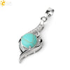 Wholesale Minimalist Heart Shaped Natural Crystal Stone And Zircon Silver Clavicle Pendant Necklace
