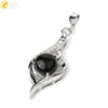 Wholesale Minimalist Heart Shaped Natural Crystal Stone And Zircon Silver Clavicle Pendant Necklace