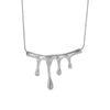Wholesale Minimalist Hiphop Hornshaped Real Gold Plated Titanium Steel Snake Bone Chain Necklace For Women