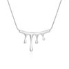 Wholesale Minimalist Hiphop Hornshaped Real Gold Plated Titanium Steel Snake Bone Chain Necklace For Women