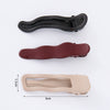 Wholesale Minimalist Morandi Color Wave Rectangular Geometric Zinc Alloy Painted Duckbill Hairpin
