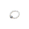 Wholesale Minimalist Natural Freshwater Pearl And 14K Gold Ring Rice And Water Drop Shape