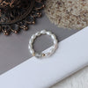 Wholesale Minimalist Natural Freshwater Pearl And 14K Gold Ring Rice And Water Drop Shape