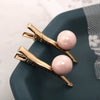 Wholesale Minimalist Natural Style Alloy Duckbill Clip Hairpin With Electroplating