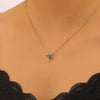 Wholesale Minimalist Oil Drip Animal Zodiac Manta Ray Necklace Made Of Copper For Teens And Unisex