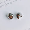 Wholesale Minimalist Plastic And Resin Irregular Shaped Straight Hole Beads Electroplated Handmade Jewelry Accessories