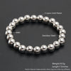 Wholesale Minimalist Retro Geometric Stainless Steel Elastic Beads Electroplating Waterproof Unisex Bracelet Jewelry