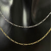 Wholesale Minimalist S925 Sterling Silver Side Chain Pendant Necklace With Electroplating