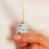 Wholesale Minimalist Stainless Steel And Copper Heart Shape Openable Photo Album Necklace 18K Real Gold Plated