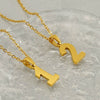 Wholesale Minimalist Stainless Steel And Titanium Steel Necklace With Arabic Digital Pendant And Cross Chain Electroplated For Men And Women