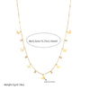 Wholesale Minimalist Stainless Steel Necklace With Diamond Fivepointed Star And Butterfly Pendant Electroplated Accessories For Ladies