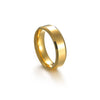 Wholesale Minimalist Ushape Stainless Steel Unisex Ring With Electroplating Treatment
