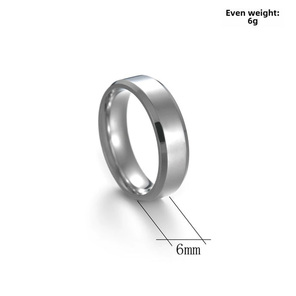 Wholesale Minimalist Ushape Stainless Steel Unisex Ring With Electroplating Treatment