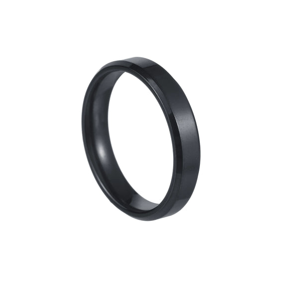 Wholesale Minimalist Ushape Stainless Steel Unisex Ring With Electroplating Treatment