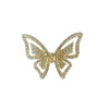 Wholesale Minimalist Zinc Alloy Antiglare Brooch With Diamond Encrustment And Electroplating Treatment