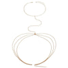 Wholesale Minimalist Zinc Alloy Bikini Metal Chain Waist Chain For Women