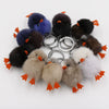 Wholesale Mink Fur Little Duck Key Chain And Bag Pendant
