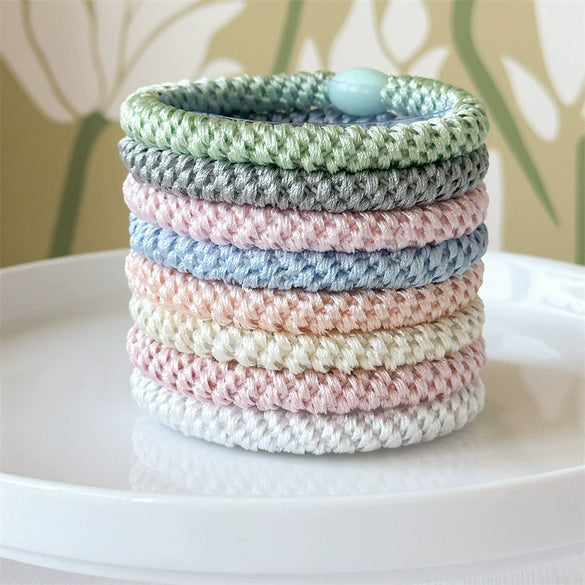 Wholesale Mixed Materials Handmade Woven Hair Rope For Women Simple Style Round Headband