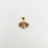 Wholesale Mixed Style Hollow Heart Tree Of Life Coconut Tree Series 18K Gold Plated Copper Pendant Diy Bracelet Necklace Accessories
