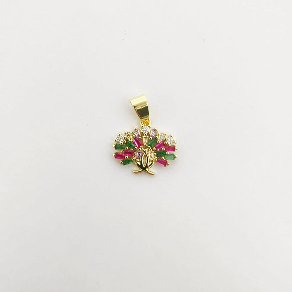 Wholesale Mixed Style Hollow Heart Tree Of Life Coconut Tree Series 18K Gold Plated Copper Pendant Diy Bracelet Necklace Accessories