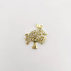 Wholesale Mixed Style Hollow Heart Tree Of Life Coconut Tree Series 18K Gold Plated Copper Pendant Diy Bracelet Necklace Accessories