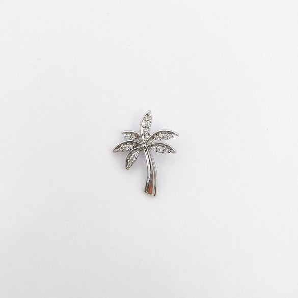 Wholesale Mixed Style Hollow Heart Tree Of Life Coconut Tree Series 18K Gold Plated Copper Pendant Diy Bracelet Necklace Accessories